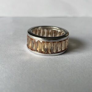 Morganite Sterling Silver Ring